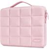 MOSISO 13 pollici Custodia PC Compatibile con MacBook Neo/Air/Pro 13 | Custodia Puffy 360° con Apertura Laterale & Maniglia Compatibile con MacBook Neo/Air/Pro 13, Rosa Pastello