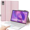 IVEOPPE Tastiera per Lenovo Idea Tab 11 Pollici 2025/Lenovo Tab M11 11 Pollici 2024 | Cover Keyboard Touchpad Staccabile, Italiano QWERTY, Custodia Tastiera Bluetooth per Idea 11 TB-336ZU/336FU, Rosa chiaro