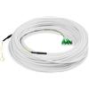 DIGITUS Cavo di discesa FTTH - monomodale - OS2-4 fibre - 4 connettori LC/APC - ottimizzato per la piegatura G.657A2 - LSZH - Lunghezza cavo 50 m - Cavo in fibra ottica