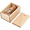 UFARID Bottiglia galleggiante USB3.0 Flash Drive Memory Stick Chiavetta USB trasparente con scatola di legno Regali aziendali per computer, audio per auto, ecc (16GB)