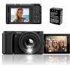 Rollei Fotocamera Digitale Compactline 4K 64MP 10X Flip con Zoom Ottico 10X