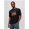 PRANA Peak Path Short Sleeve Graphic Tee - BLACK