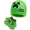 MINECRAFT Cappello Bambino o Invernale Accessori Bambini Set 3 con Sciarpa e Guanti, Set 2 Pezzi o 1 Pz Berretto, 6-14 Anni