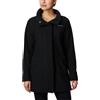 Columbia COR22 Columbia Giacca Lunga Donna, Panorama, Nero | Giacca in pile Sherpa, tasche profonde per le mani, extra morbida, vestibilità estesa disponibile