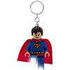 IQ LEGO DC Superheroes Superman - Portachiavi con torcia a LED per gli appassionati di DC - giocattolo fantasia per bambini - figure da 76 mm (KE117H) - 2 batterie CR2025 incluse