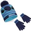 Disney Stitch Accessori Invernali Set Bambina Adolescenti, Accogliente Accessori Viaggio e Scuola - Regalo Ragazza