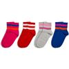 RAFRAY Calzini Sportivi Donna a Righe - 4 Paia - Taglia 36-40