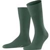 FALKE Airport M So lana cotone tinta unita 1 paio, Calzini Uomo, Verde Caiman 7998, 39-40