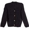 styleBREAKER Cardigan Donna in Maglia Bouclé con Bottoni | Vestibilità morbida, lunghezza 56 cm, maniche 76 cm, taglia unica (34-44), Made in Italy.