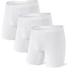 DAVID ARCHY Slip Boxer Uomo Modal con Patta Marsupio Separato Microfibra Multipack Mutande Funzione Doppie Tasche Intimo