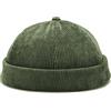 VIAUMBR Berretto docker cappello, cappello da pescatore, uomo e donna, 40 Oliva, 56/60 cm