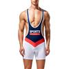 YUFEIDA Canottiera sportiva da uomo, intimo attivo, boxer, wrestling, bodywear, body attivo, canottiera sportiva da uomo