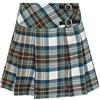 Tartanista - Mini Gonna da Donna, in Tartan Scozzese, 16,5 cm - Blu - 42