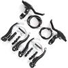 RiToEasysports Set Freno Bici Anteriore Posteriore, Lega di Alluminio Mountain Bike V Brake Leva Freno Bici Freni Bici V Set per MTB Road Bike Mountain Bike
