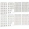 Poivgew 8 Tai Chi per Seniors Charts, 25,4 x 20,3 cm senza cornice carta patinata Set