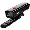 HOMOCONO Fanale Anteriore Bici Ricaricabile USB 2000mah in Lega di Alluminio Nero