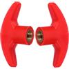 ifundom 2 Pezzi Maniglia Rotante per Attrezzi Fitness Testa Sferica M8 M10 | Pp e Pa, Impugnatura a T, Sostituzione Accessori, per Palestra Domestica e Allenamento, Rosso