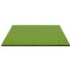 AsrMyjcx Tappetino da Allenamento Golf Tappeto Pratica Swing Base EVA Sintetica Superficie Antiscivolo con Fori per Tee Pieghevole Adatto per Casa Giardino Ufficio, 120-150cm, Erba Verde