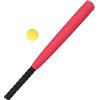 KQFCAZRE Set da Baseball per Bambini. Giocattolo da Baseball per Bambini. Sviluppa La Coordinazione Occhio-Mano Set da Gioco di Baseball, 24 Pollici, Rosso