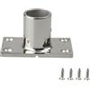 NEIQIUWING Base per corrimano in acciaio inox 316, rettangolare, 22 mm, 25 mm | Questa robusta base per corrimano in acciaio inox 316 offre una presa stabile per corrimano su barche e yacht in acqua salata