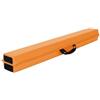 LeeQinersw Trave di Equilibrio per Bambini Trave Pieghevole Attrezzatura Ginnastica Trave per Principianti Chiusura a Strappo Base Antiscivolo Imbottitura Shock, Array, Arancione, 240×10/15×6.5cm