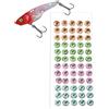 Generic Occhi di pesce per esche che fanno adesivi per esche | Adesivi per esche da pesca, per principianti, pescatori, uomini, acqua, laghi, fiumi, mari, rive all'aperto
