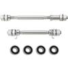 Create idea Set Di Assali Con Mozzo Ruota In Metallo Resistente Asse Anteriore Da 140 Mm E Posteriore Da 180 Mm Per Mountain Bike Con 4 Cuscinetti Leva Albero Del Cambio