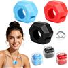Ljaljse 3 strumenti per allenare la mascella in silicone, per uomini e donne | Per rafforzare i muscoli del viso, collo trainer anti rughe, per un allenamento efficace della mascella, blu, rosso, nero