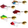 Yozvelyn 5 Esche per Pesce Luccio, Persico & Luccio di Mare | Con Scatola Portaoggetti, Multicolore, Amo Triplo, Spinning Tail, Uso Versatile