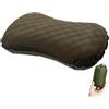 Generic Cuscino da campeggio autogonfiante CLS collo a farfalla, borsa con coulisse ripiegabile, base testurizzata, viaggio su strada Comfort Camp Sleep accessorio zaino zaino cuscino per la testa cuscino