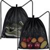 Thryvix Sacco a Rete con Coulisse, Zaino in Mesh Leggero e Traspirante, Borsa Portaoggetti per Sport Piscina Mare Palestra, Viaggio Campeggio e Attività Outdoor