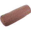 HEMOTON Cuscino Yoga Cilindrico Marrone in Cotone Lino, Supporto Versatile | Imbottitura in Cotone Perlato, Forma Semplice, Uso per Yoga e Meditazione