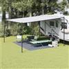 Plumbpyr Tappeto per tenda blu e grigio, in polietilene, resistente alle intemperie e pieghevole, accessorio da campeggio leggero per esterni, trekking, festival, gazebo, telone stabile, facile da