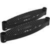 MOKKHNB 2 Pezzi Gradini Letto a Castello in Plastica Nera, Accessorio