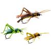 Generic Set di esche da pesca a mosca d'acqua dolce Angler, 3 esche con gancio singolo, piccole dimensioni 2,5 cm, scatola facile da trasportare per gite di un giorno
