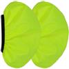 ULTECHNOVO 2 Pezzi Copertura Antipioggia per Borsa Bici Verde Riflettente | Installazione Facile, Alta Visibilità, per Sacca Posteriore e Portapacchi