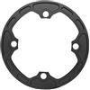 Kqcibz Copertura protettiva in lega di alluminio per bicicletta, guida catena BCD104, adatta per bici XC FR AM a 30 velocità, 32T-36T, nero