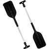 Yvocuyn Pagaia per Kayak, Remi per Canoa telescopici 2 Pezzi con Lame in plastica Nere