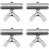 Be In Your Mind 4 PZ Tendalino Ferroviario Tappi 8mm per Campervan Camper Barca Campeggio Attrezzature Tende Da Campeggio Accessori In Acciaio Inox 25x8mm