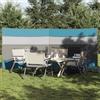 Plumbpyr Paravento da campeggio, grigio arancione, 340x, impermeabile, pieghevole, con robusto poliestere, per spiaggia, attività all'aperto, escursionismo, bivacco e barbecue, come stabile protezione