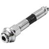 Generic Adattatore per tubo di gonfiaggio per muta stagna per installazione ingranaggi, attacco rapido, estremità filettata 3/8-24, linea 12 mm, manicotto in metallo, pezzo di ricambio