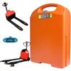 JHKJ Batteria per Carrello elevatore 48V 24V Batteria al Litio | Batteria per carrello elevatore elettrico da 24 V 30 Ah 40 Ah, batteria per transpallet da 48 V 15 Ah 20 Ah per CBD15J-LI3
