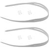 ABOOFAN 2 Pezzi Cinturino in Silicone per Maschera Sub con Fibbia | Maschera da Snorkeling e Occhiali Subacquei, Comfort del Materiale, Chiusura Sicura, Grigio