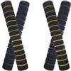NUOBESTY 2 Paia Impugnature Antiscivolo per Pagaia Kayak, Spugna Nera 22cm | Protezione Mani, Presa Confortevole e Controllo, per Kayak e Vogatore, Colore Nero, Confezione Doppia