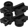 iplusmile 4 Pezzi Adattatore in Plastica Nero per Shooter Palline