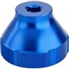 Generic Strumento di rimozione della tazza del ciclo della lega di alluminio 16 tacca 44 mm strumento per il garage compatto Carry Pack Utility Bike Crank Cup Wrench Ciclismo Officina Rimozione Casa