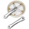 wanhaoaony Guarnitura MTB 46T Piena Lega di Alluminio in con Cravatta 152mm 170mm Braccio a manovella Mountain Bike Fix Ingranaggi Ruota a Catena da Ciclismo