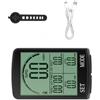 NbgrvB Computer per bicicletta GPS 3.4 pollici LCD Wireless Tachimetro GPS plastica contachilometri per bicicletta 3.4 pollici schermo HD Wireless Bike Tachimetro 3.4 pollici per la guida notturna 3.4