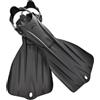 LeeQinersw da Subacquea Immersione Nuoto con Design Aerodinamico Lunga per Battuta Fluida Struttura TPU con Calzata Ergonomica E Cinturino Regolabile Adatte per , Nero , size to 8
