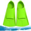 Bocguy Pinne da snorkeling corte in silicone, pinne da nuoto per bambini, pinne corte da allenamento, pinne corte da allenamento per nuoto, comode pinne da nuoto per bambini, pinne per immersioni